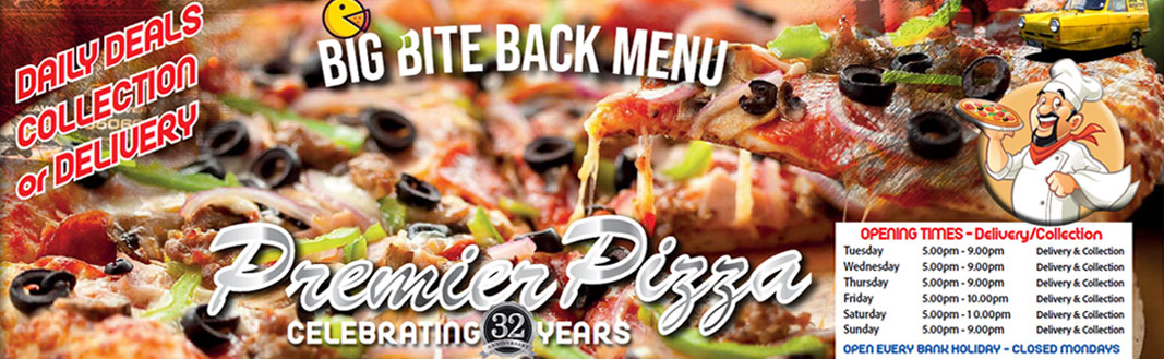 Premier Pizza Menu Logo